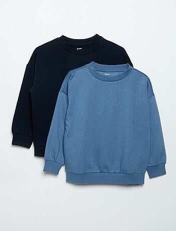 Pack de 2 sudaderas lisas