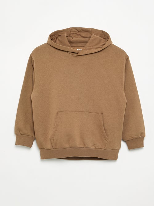 Pack de 2 sudaderas lisas con capucha - Kiabi