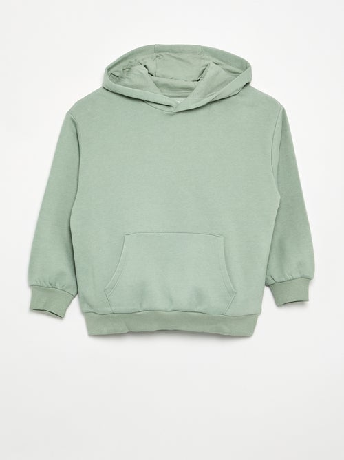 Pack de 2 sudaderas lisas con capucha - Kiabi