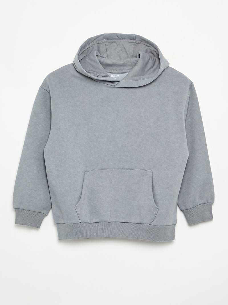 Pack de 2 sudaderas lisas con capucha Verde - Kiabi