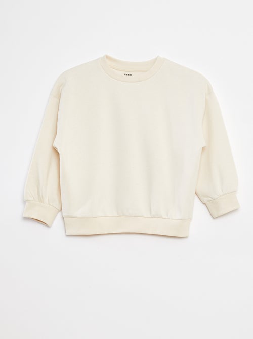 Pack de 2 sudaderas lisas de chándal - Kiabi