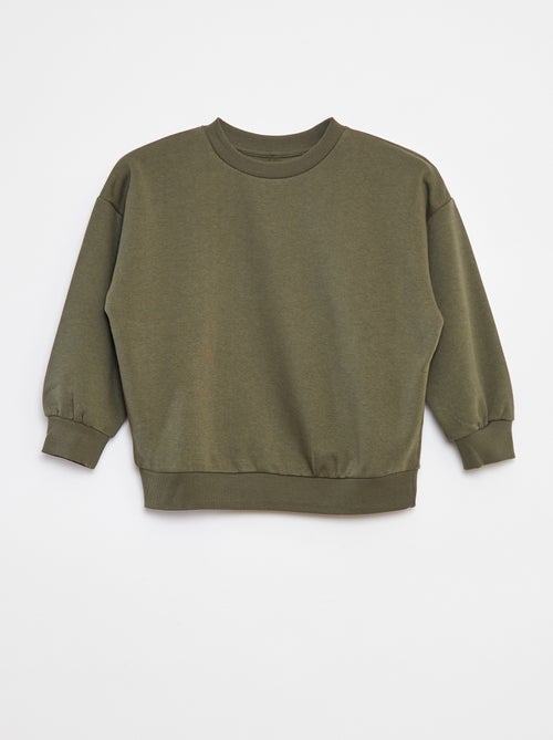 Pack de 2 sudaderas lisas de chándal - Kiabi