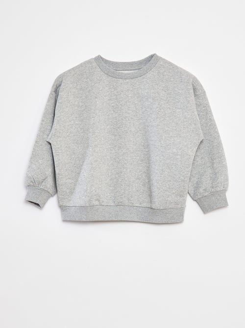 Pack de 2 sudaderas lisas de felpa - Kiabi