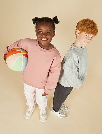 Pack de 2 sudaderas lisas de felpa