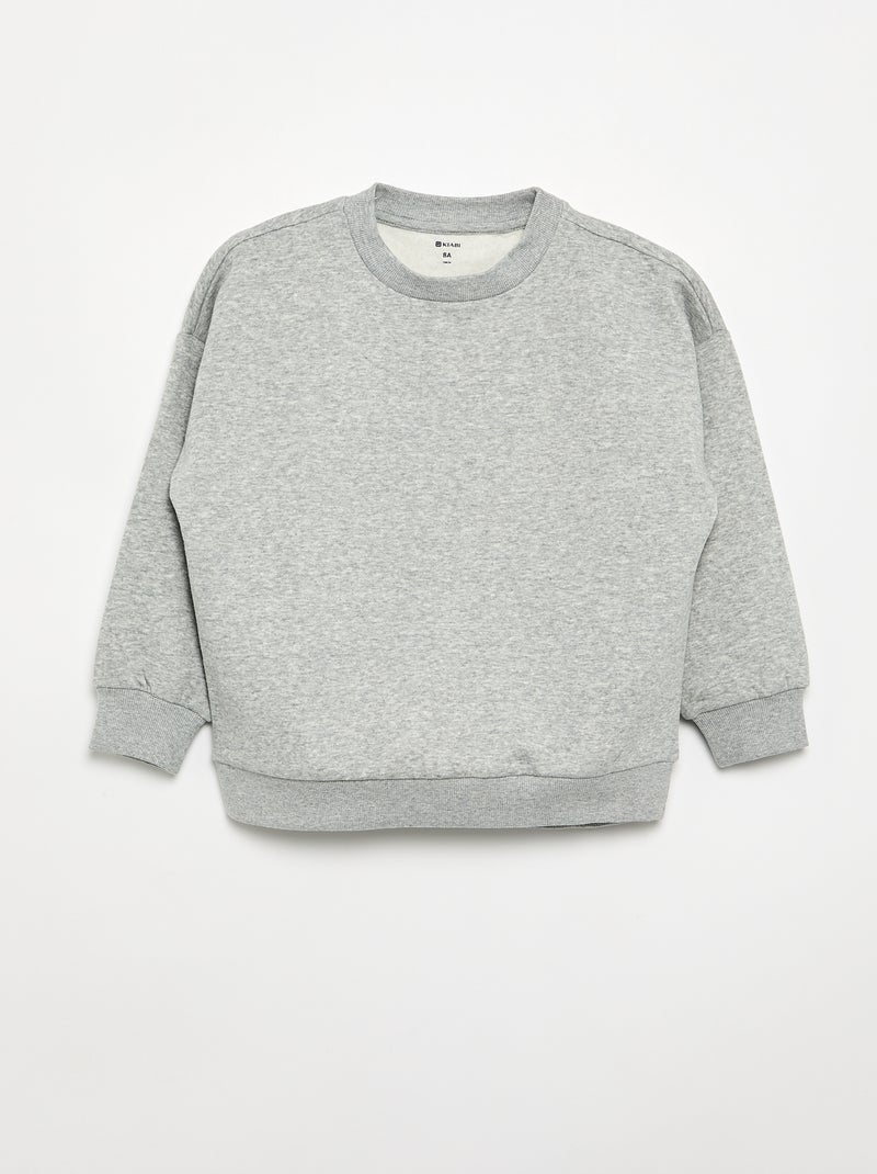 Pack de 2 sudaderas lisas Gris - Kiabi