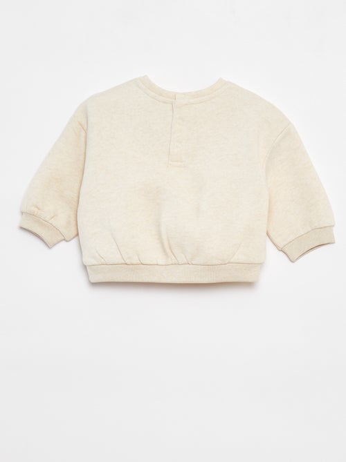 Pack de 2 sudaderas lisas oversize - Kiabi