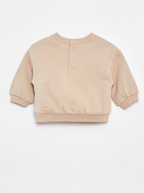 Pack de 2 sudaderas lisas oversize - Kiabi