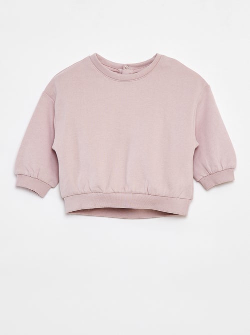 Pack de 2 sudaderas lisas oversize - Kiabi