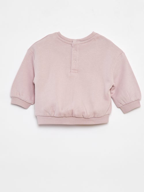 Pack de 2 sudaderas lisas oversize - Kiabi