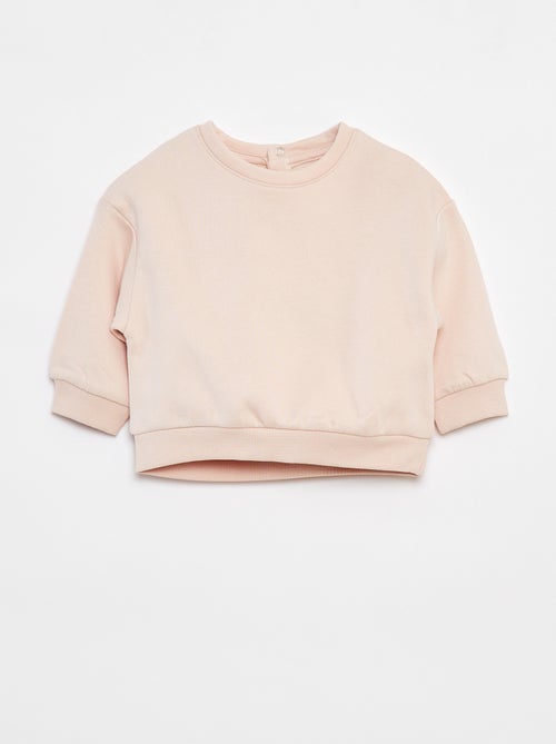 Pack de 2 sudaderas lisas oversize - Kiabi