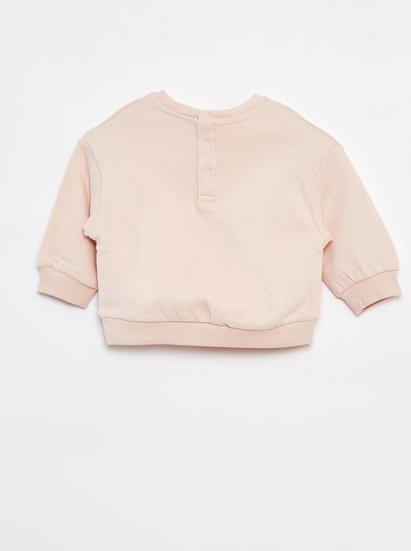 Pack de 2 sudaderas lisas oversize Rosa - Kiabi