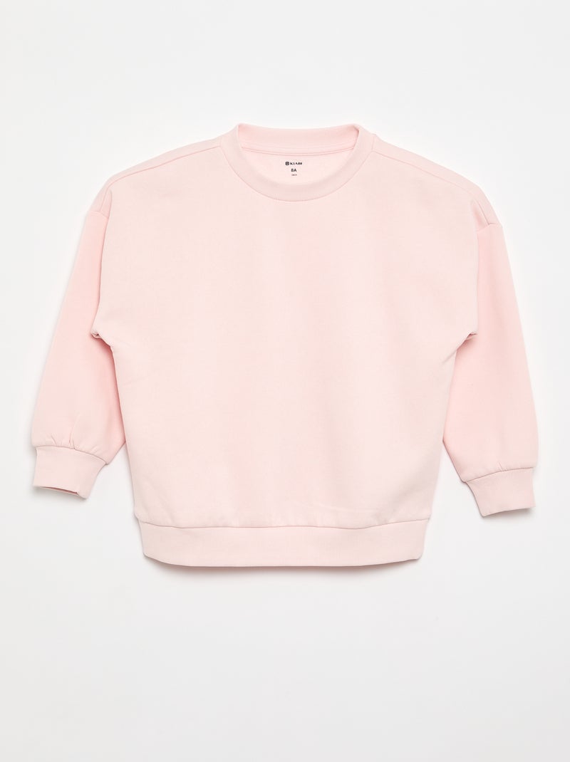 Pack de 2 sudaderas lisas Rosa - Kiabi