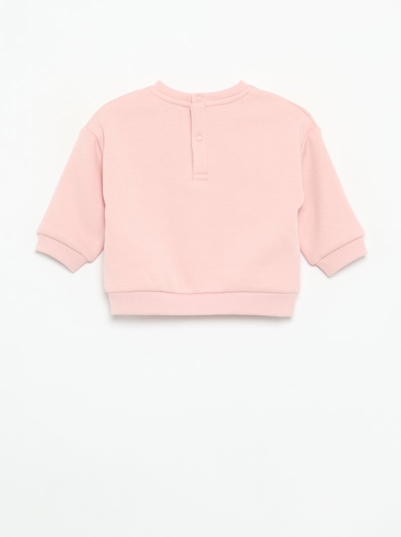 Pack de 2 sudaderas lisas Rosa - Kiabi