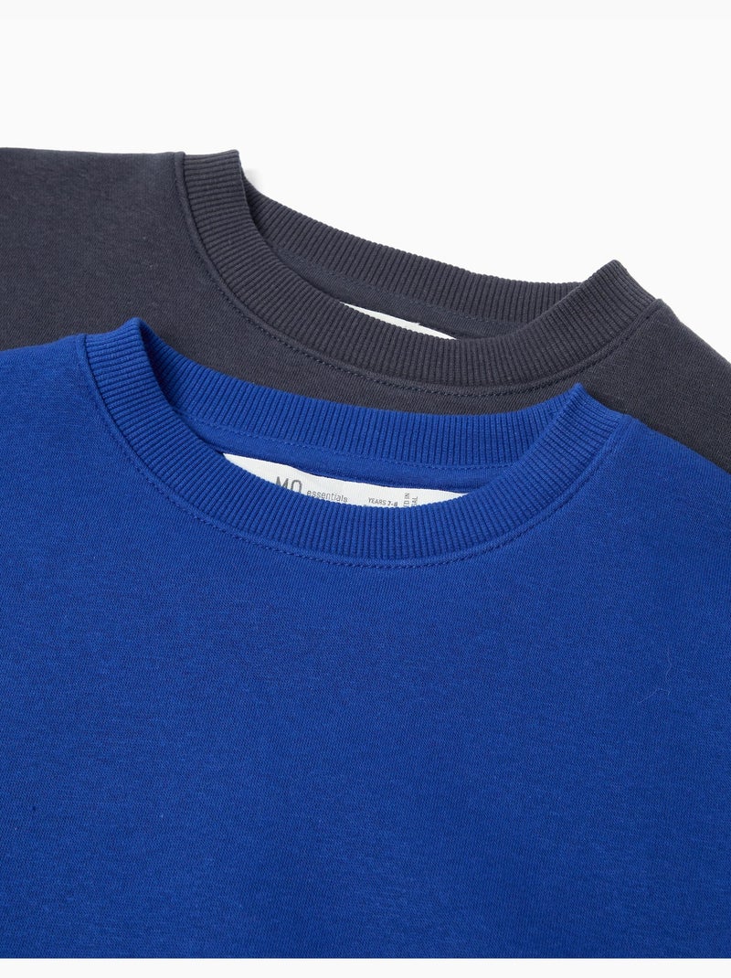 Pack de 2 sudaderas, MO Fashion Azul - Kiabi