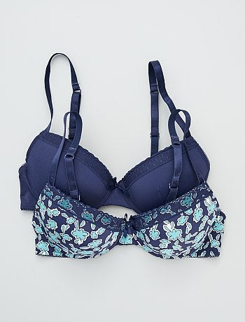 Packs de sujetadores de mujer - - azul - Kiabi