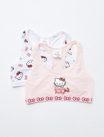 pack de 2 sujetadores 'Hello Kitty'