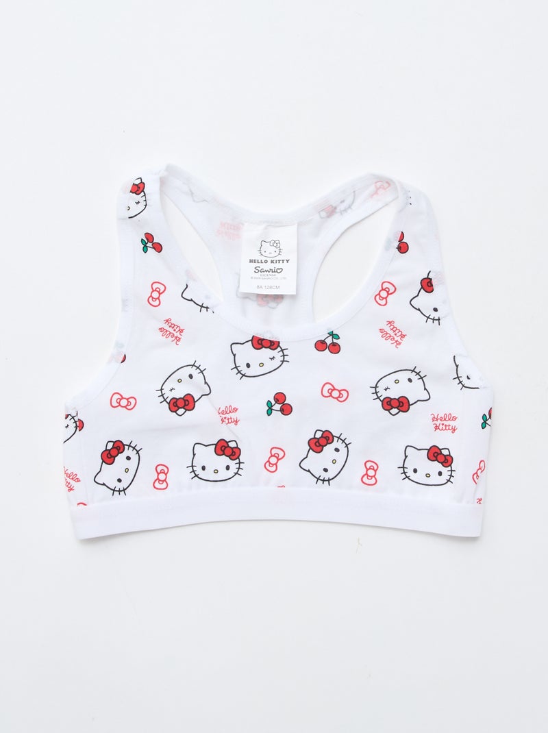 pack de 2 sujetadores 'Hello Kitty' Rojo - Kiabi