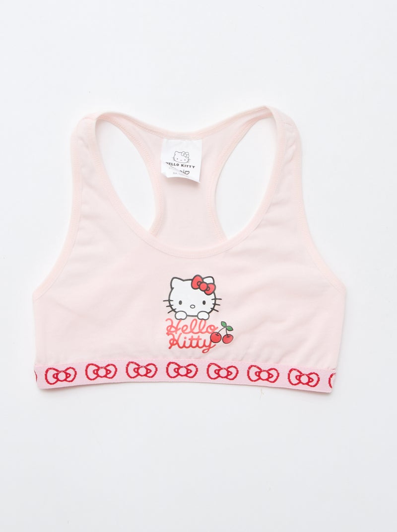 pack de 2 sujetadores 'Hello Kitty' Rojo - Kiabi