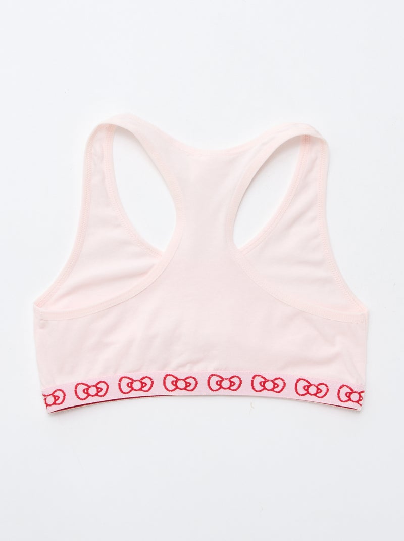 pack de 2 sujetadores 'Hello Kitty' Rojo - Kiabi