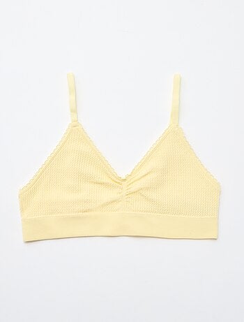 Pack de 2 sujetadores sin aros en punto texturizado