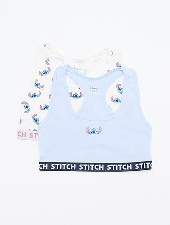Pack de 2 sujetadores 'Stitch'