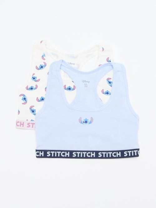 Pack de 2 sujetadores 'Stitch' - Kiabi
