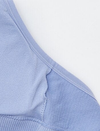 Pack de 2 sujetadores tipo top de canalé