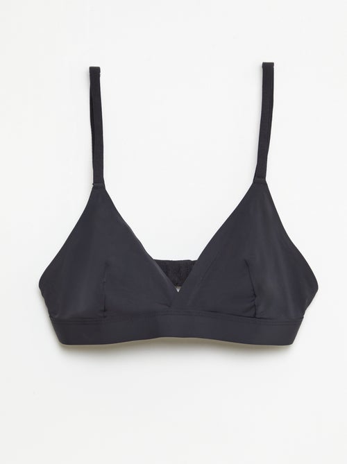 Pack de 2 sujetadores triangulares en microfibra - Kiabi