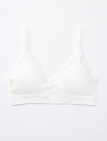 Pack de 2 sujetadores triángulo en canalé