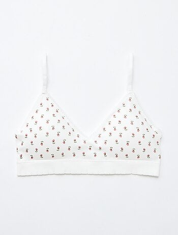 Pack de 2 sujetadores triángulo en canalé