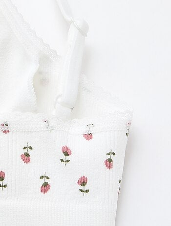 Pack de 2 sujetadores triángulo en canalé