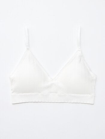 Pack de 2 sujetadores triángulo en canalé