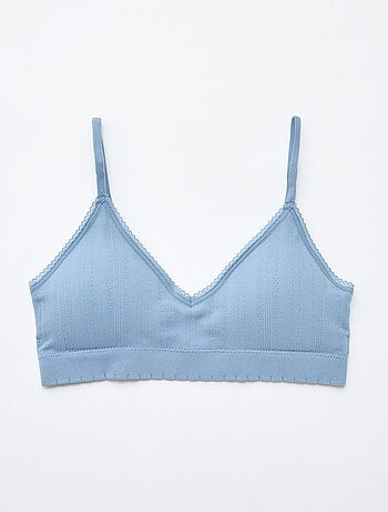 Pack de 2 sujetadores triángulo en canalé