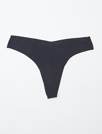 Pack de 2 tangas invisibles de microfibra