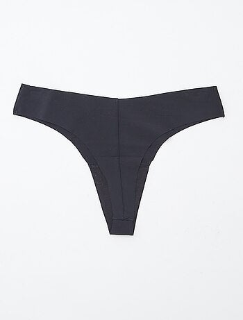 Pack de 2 tangas invisibles de microfibra