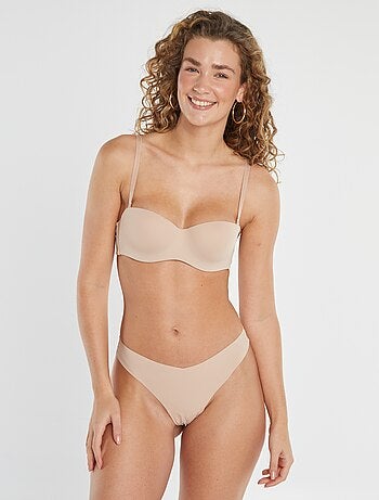 Pack de 2 tangas invisibles de microfibra