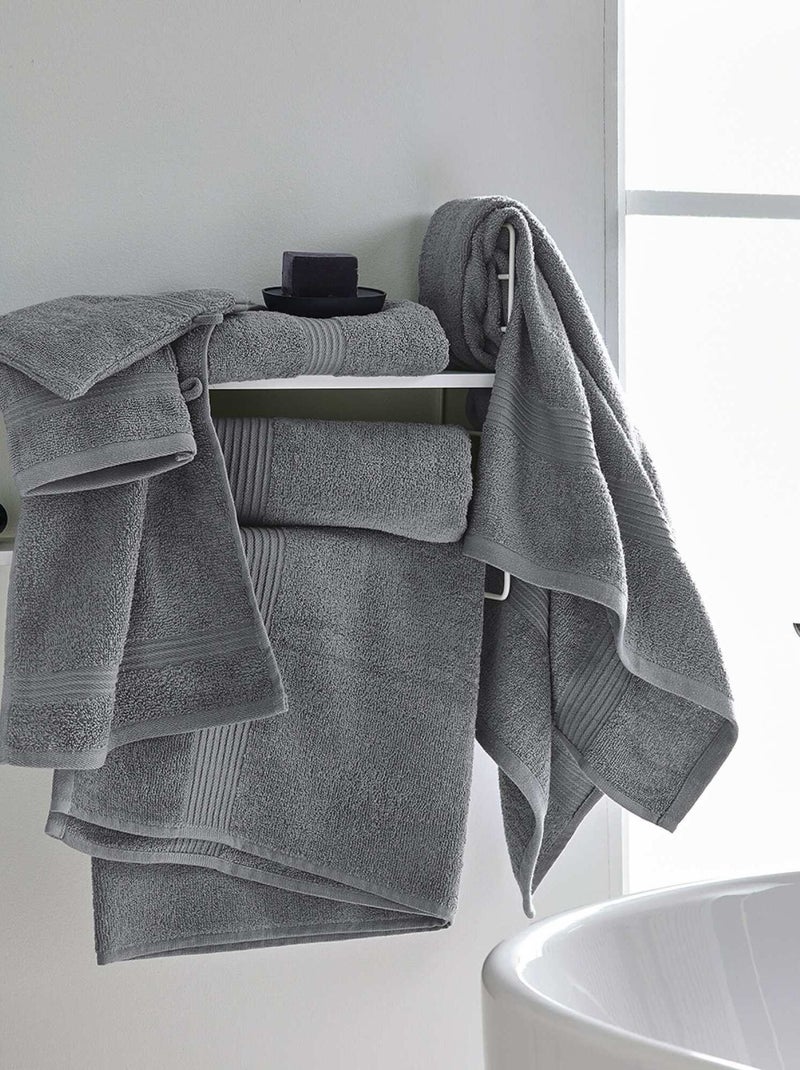 Pack de 2 toallas 30 x 50 cm GRIS - Kiabi