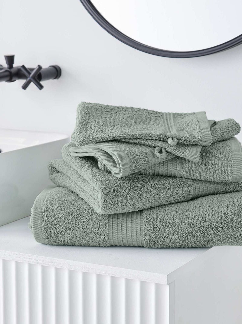 Pack de 2 toallas 30 x 50 cm VERDE - Kiabi