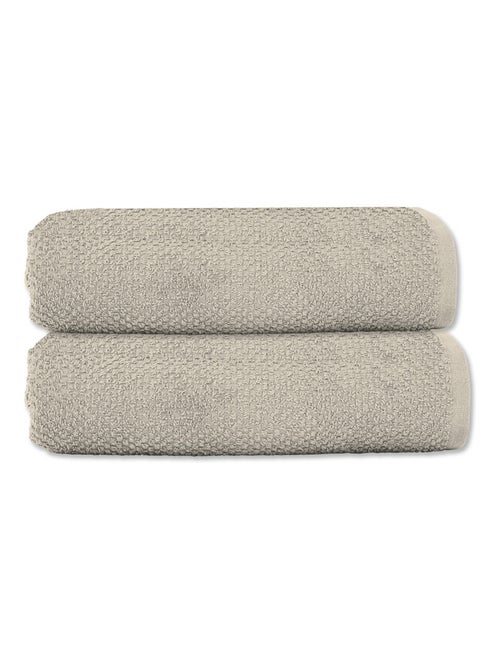Pack de 2 toallas de baño 50x90 cm de algodón peinado 600 g/m² – OEKO-TEX Guy Levasseur - Kiabi