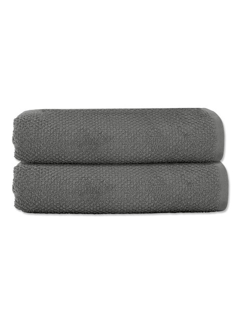 Pack de 2 toallas de baño 50x90 cm de algodón peinado 600 g/m² – OEKO-TEX Guy Levasseur - Kiabi
