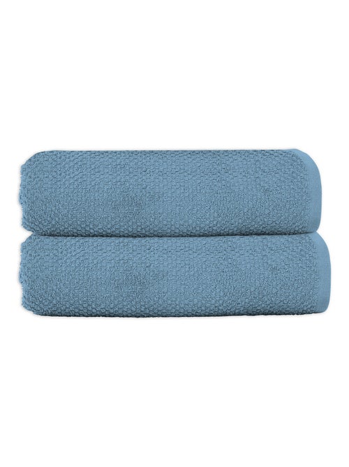 Pack de 2 toallas de baño Guy Levasseur 70 x 140 cm algodón peinado 600 GSM - Kiabi