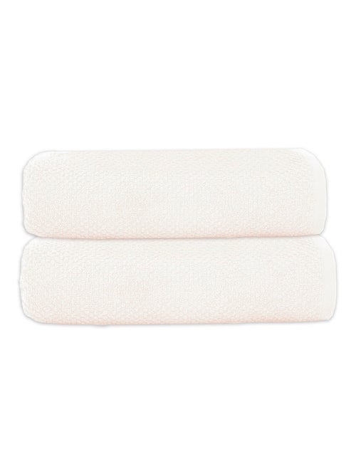 Pack de 2 toallas de baño Guy Levasseur 70 x 140 cm algodón peinado 600 GSM - Kiabi