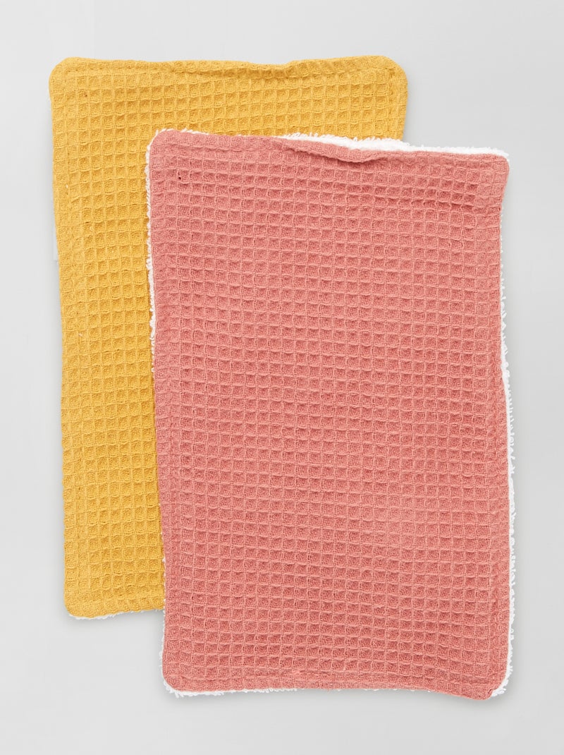 Pack de 2 toallitas grandes multicolor - Kiabi