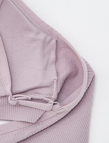 Pack de 2 tops acanalados