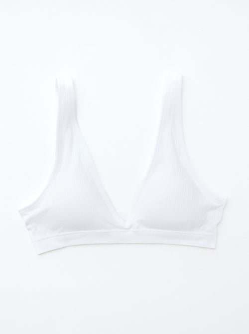 Pack de 2 tops acanalados sin costuras - Kiabi