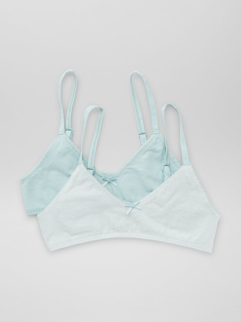 Pack de 2 tops BLANCO - Kiabi