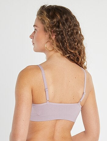 Pack de 2 tops de canalé