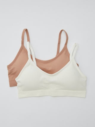 Pack de 2 tops de canalé