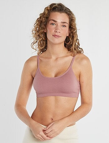 Pack de 2 tops de canalé