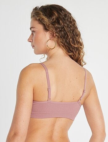 Pack de 2 tops de canalé